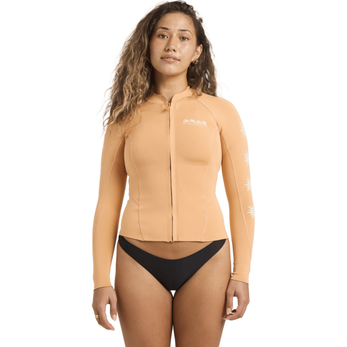 2026 Billabong Womens 1mm Peeky Natural Jacket 24BW193500 - Tangerine